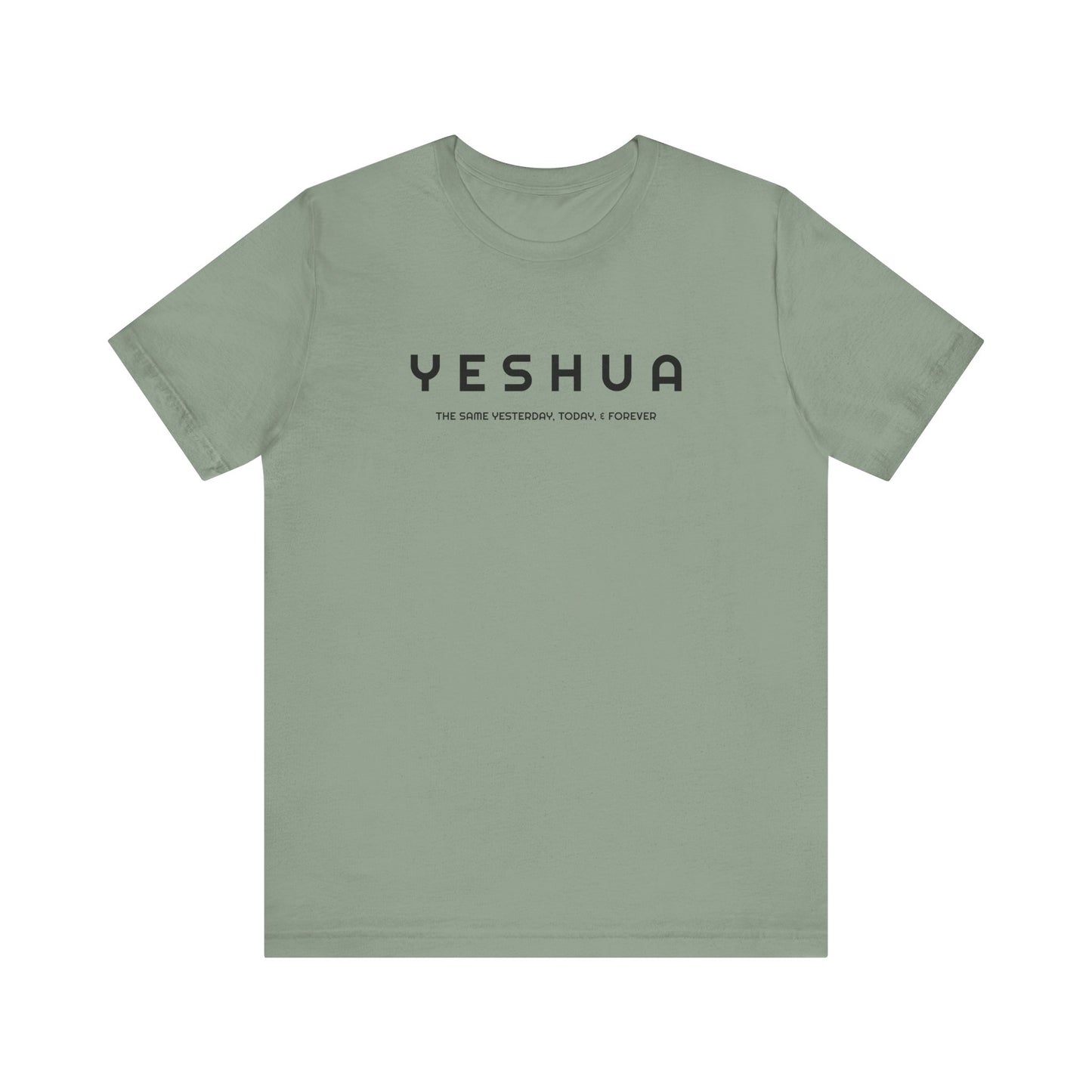 Hebrew 13:8 Yeshua  Cotton T-Shirt   | Faith-Inspired Scripture Tee" | Unisex Jersey Short Sleeve Tee | Express Delivery available