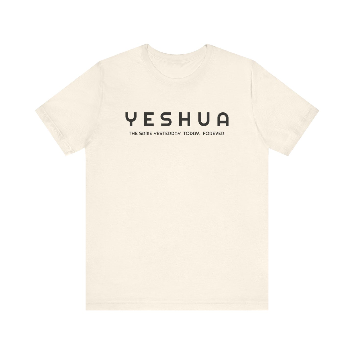 Hebrew 13:8 Yeshua  Cotton T-Shirt   | Faith-Inspired Scripture Tee  Express Delivery available