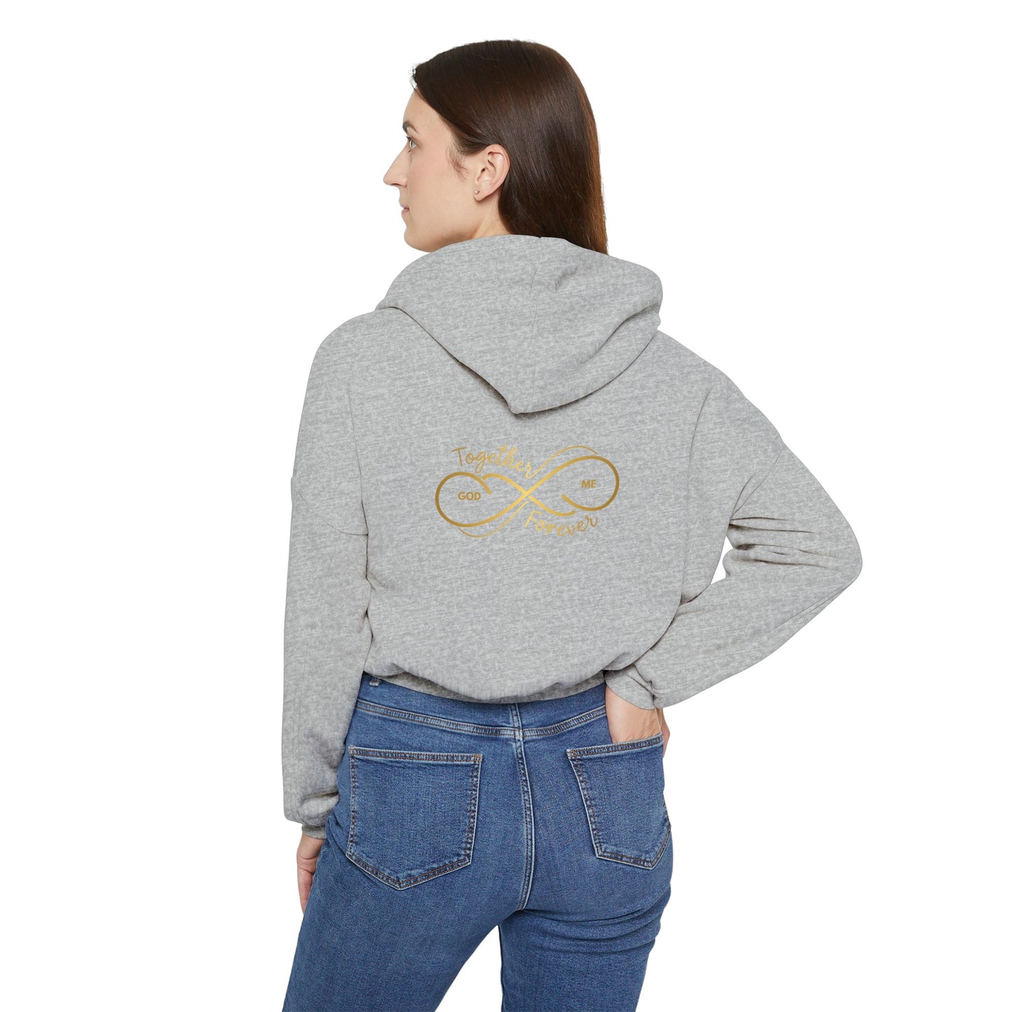 Infinity Loop GOD and Me Women's Hoodie( Design on Back)