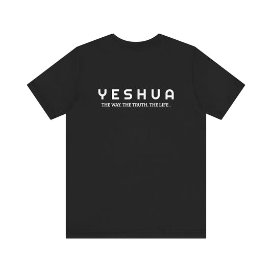 John 14:6 Yeshua  Cotton T-Shirt   | Faith-Inspired Scripture Tee | Unisex Jersey Short Sleeve Tee