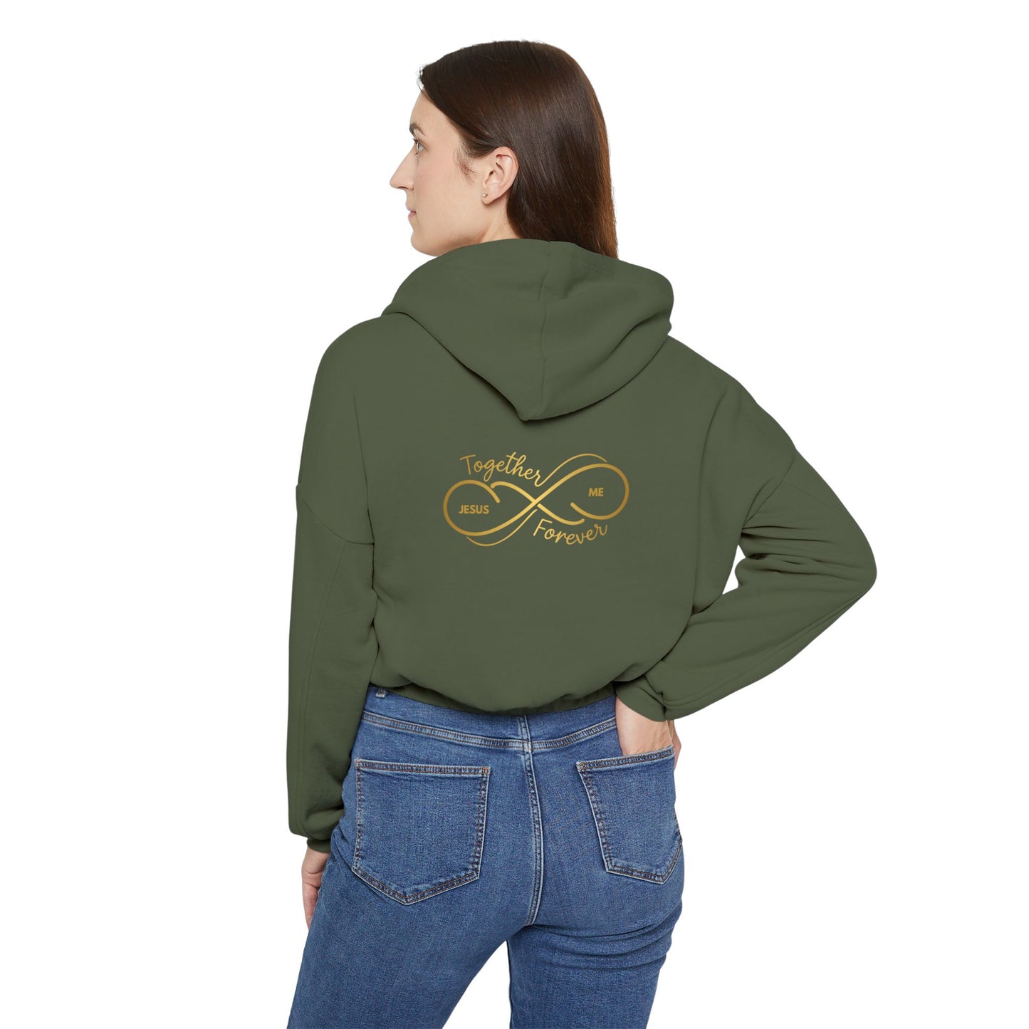 Infinity Loop JESUS and Me Women's Hoodie (Design on Back)