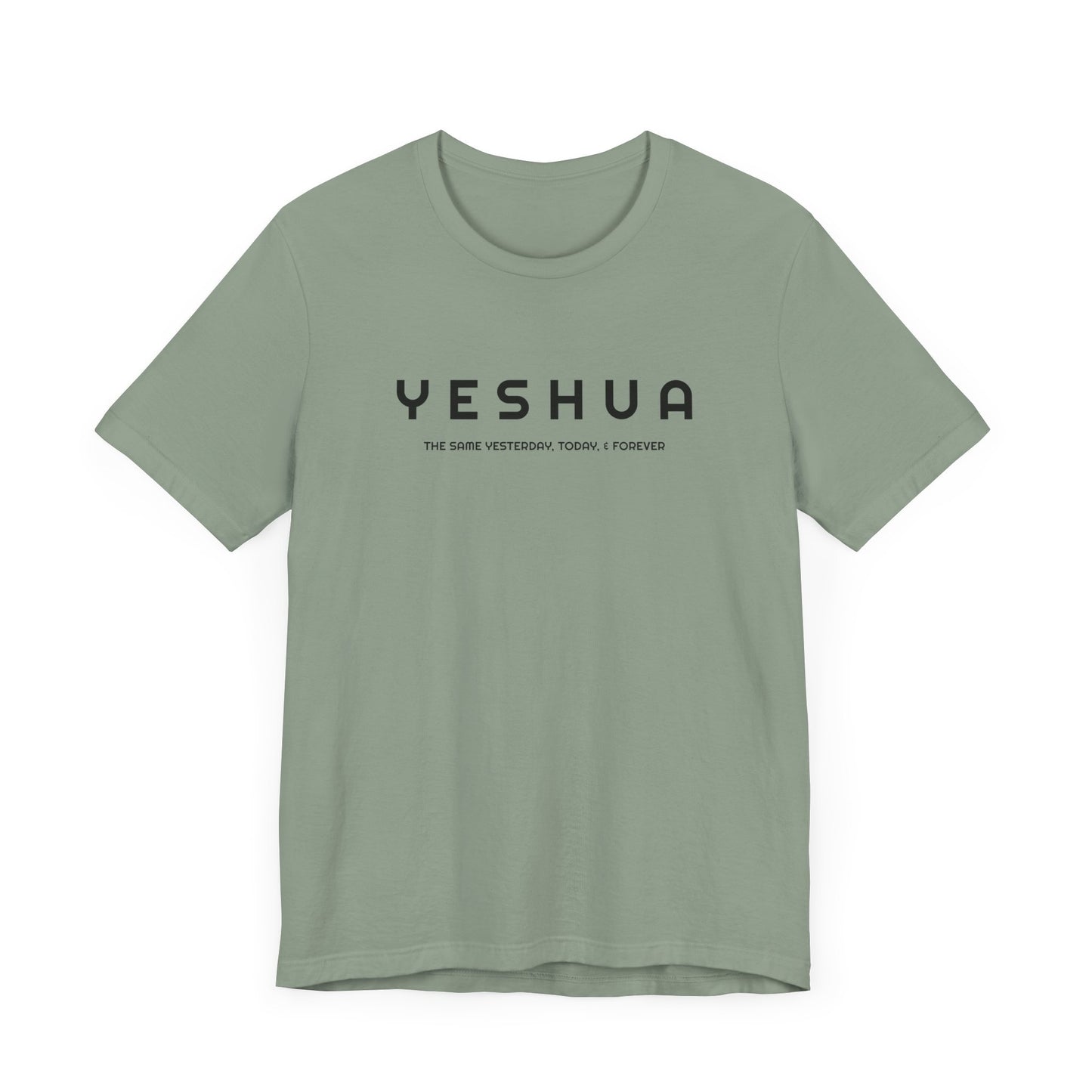 Hebrew 13:8 Yeshua  Cotton T-Shirt   | Faith-Inspired Scripture Tee" | Unisex Jersey Short Sleeve Tee | Express Delivery available