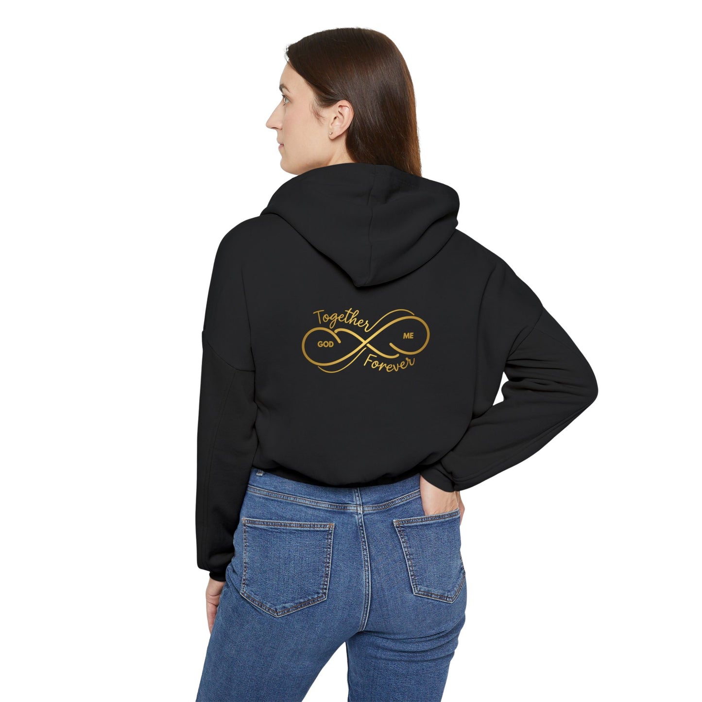 Infinity Loop GOD and Me Women's Hoodie( Design on Back)