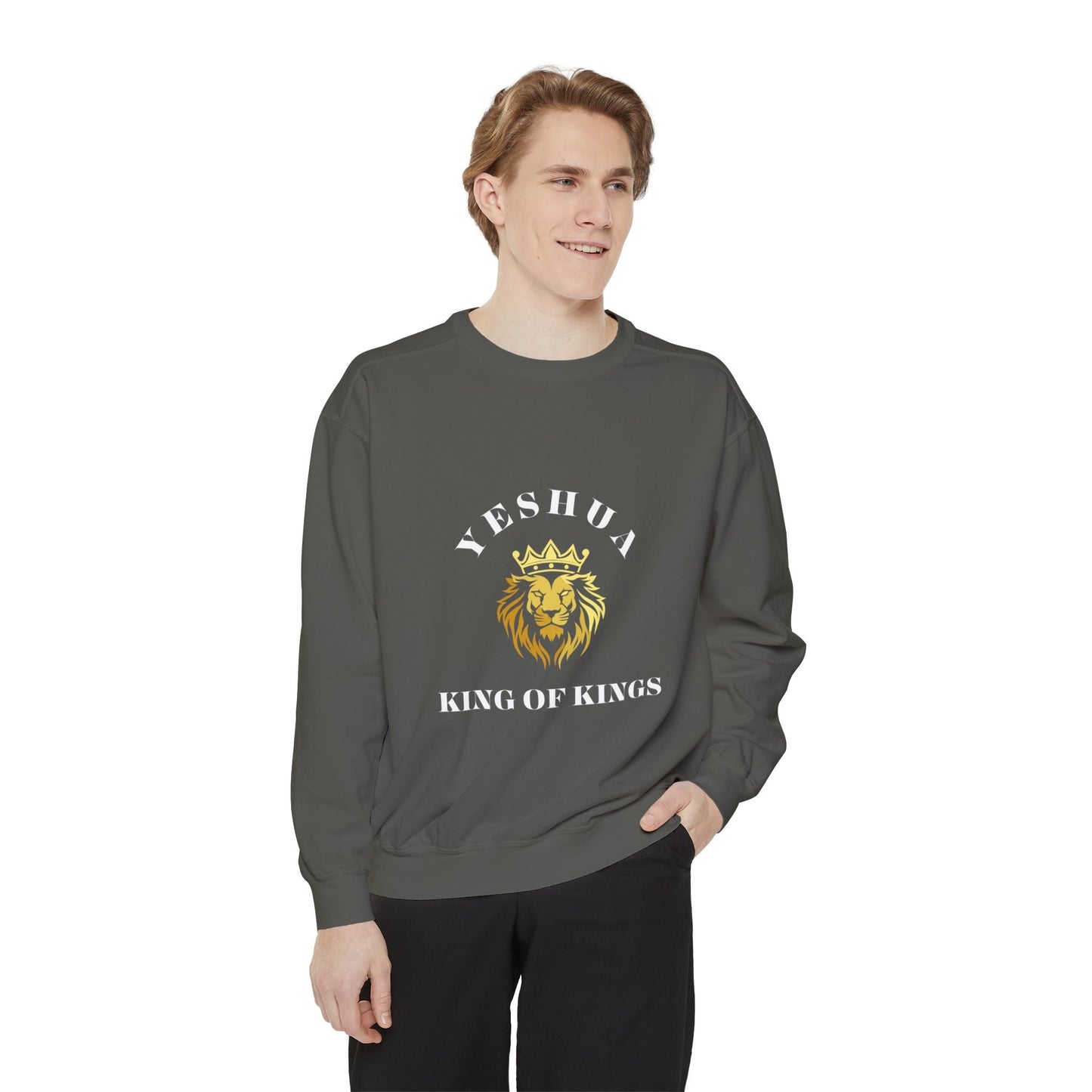 Yeshua Lion Garment-Dyed Sweatshirt