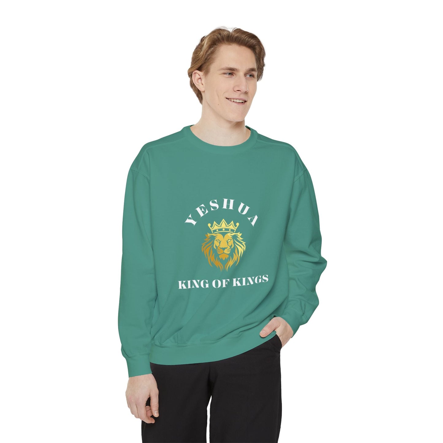 Yeshua Lion Garment-Dyed Sweatshirt