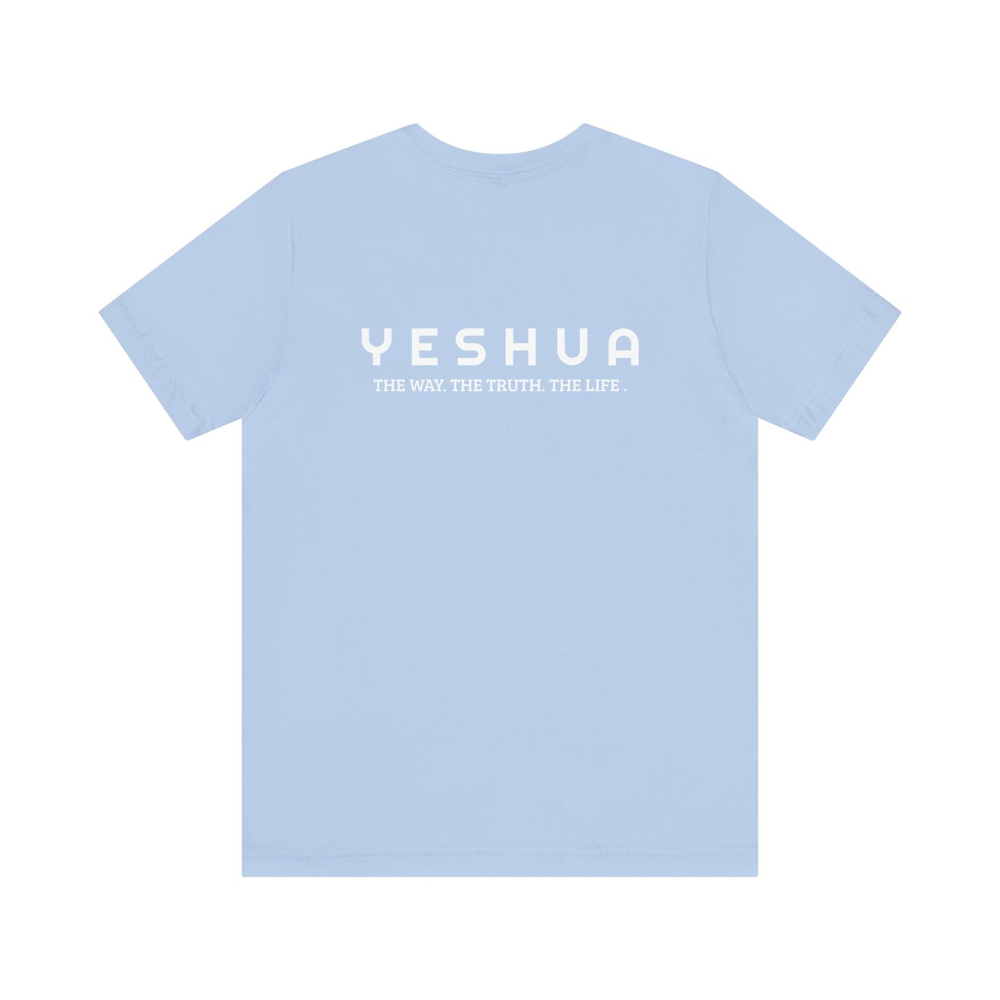 John 14:6 Yeshua  Cotton T-Shirt   | Faith-Inspired Scripture Tee | Unisex Jersey Short Sleeve Tee