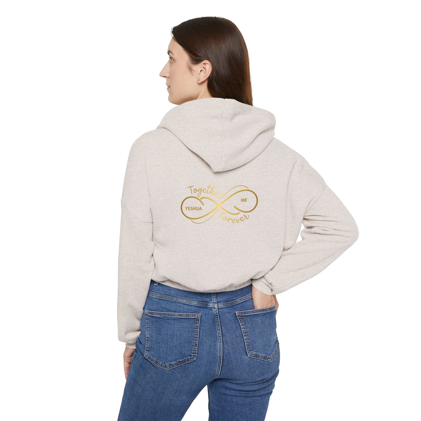 Infinity Loop YESHUA and Me Women's Hoodie (Design on Back)