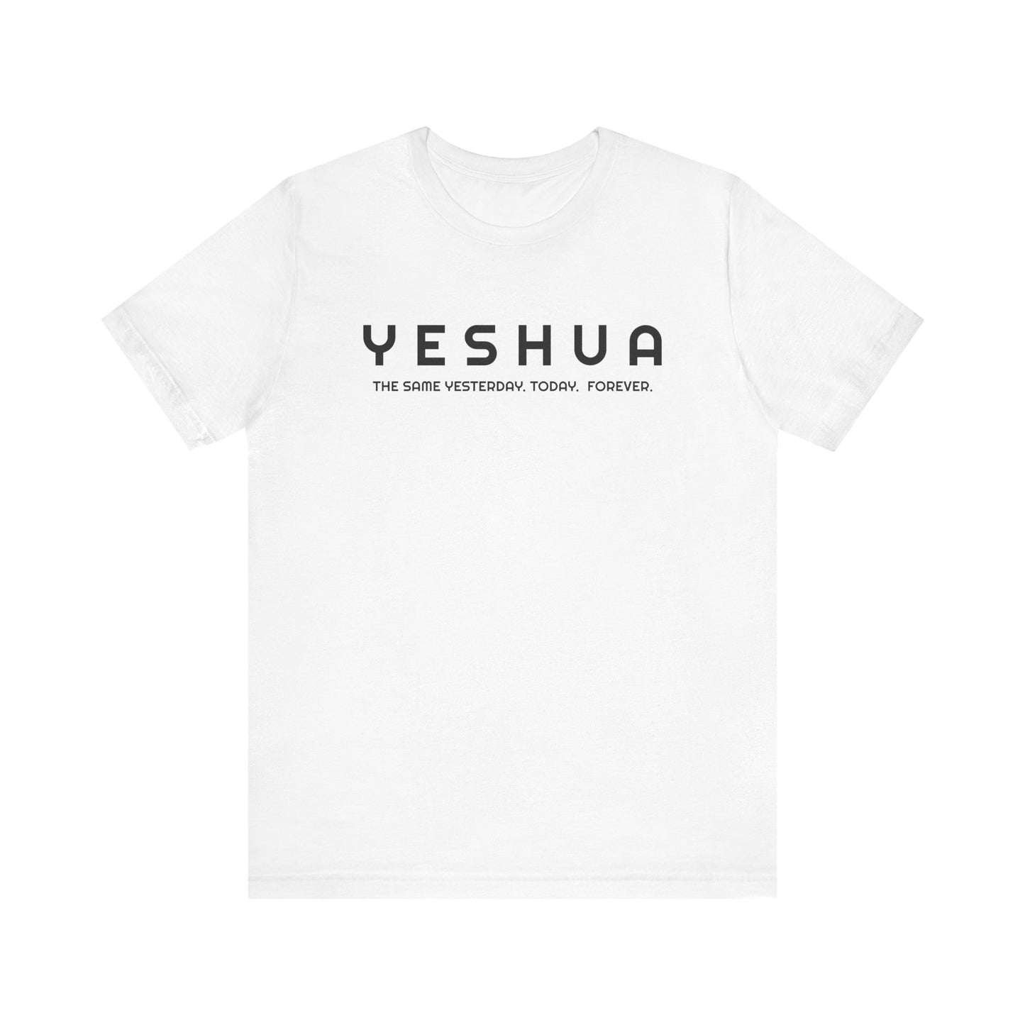 Hebrew 13:8 Yeshua  Cotton T-Shirt   | Faith-Inspired Scripture Tee  Express Delivery available