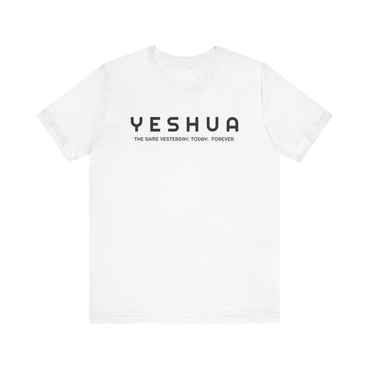 Hebrew 13:8 Yeshua  Cotton T-Shirt   | Faith-Inspired Scripture Tee  Express Delivery available