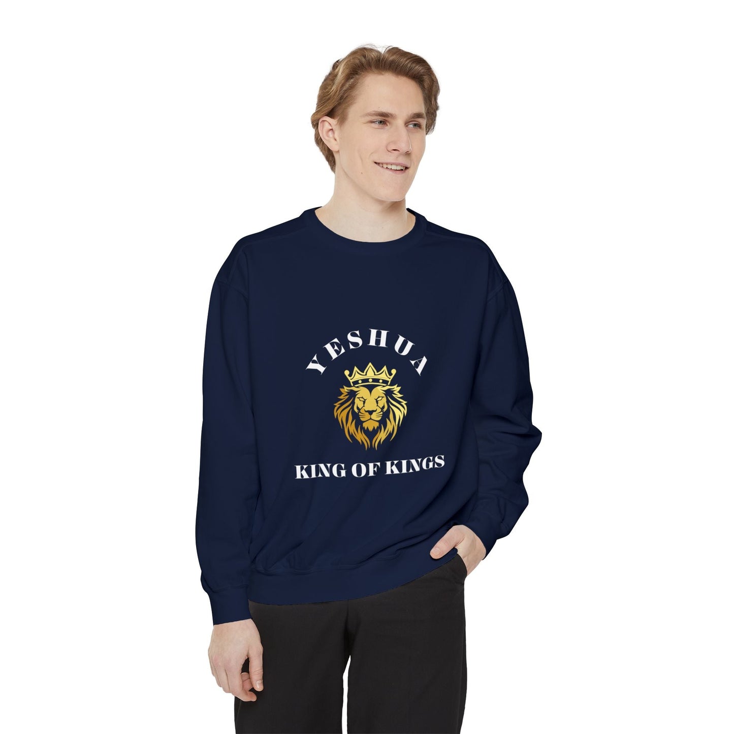 Yeshua Lion Garment-Dyed Sweatshirt