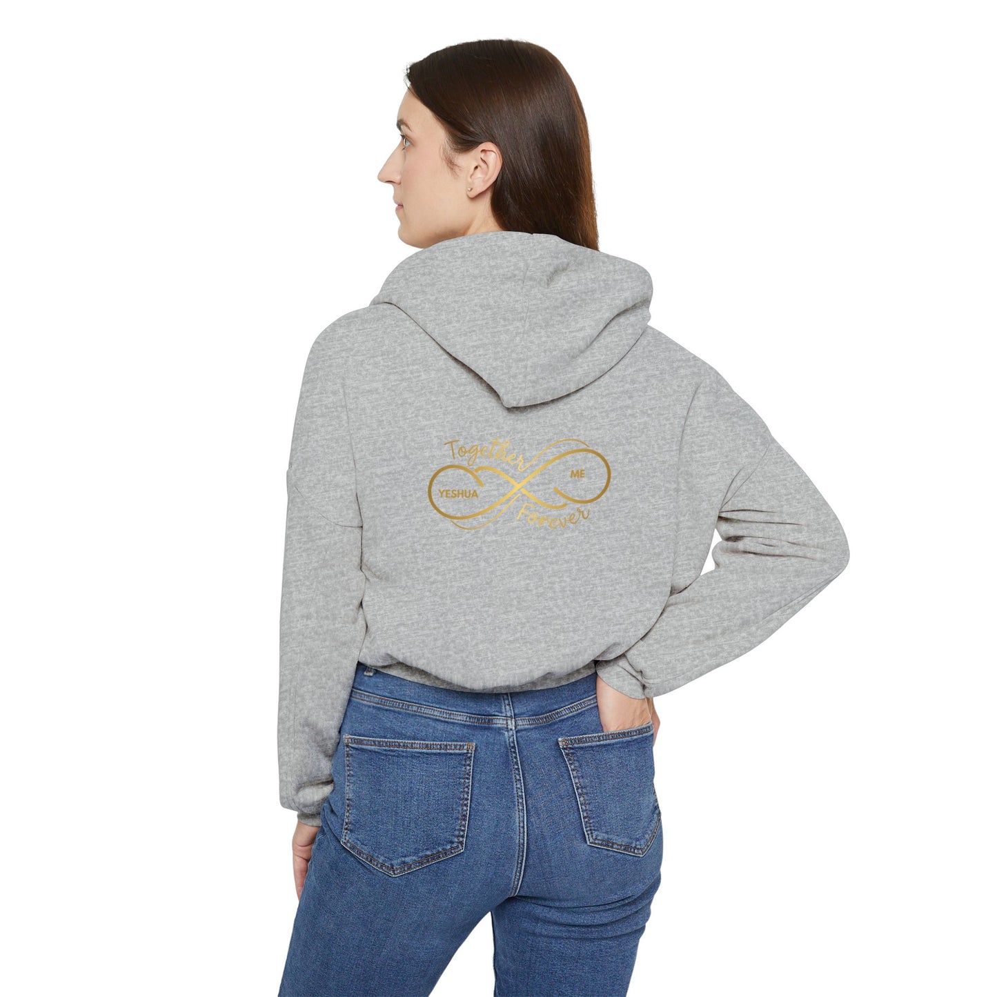 Infinity Loop YESHUA and Me Women's Hoodie (Design on Back)