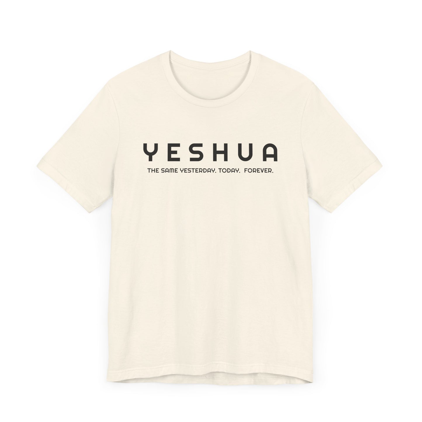 Hebrew 13:8 Yeshua  Cotton T-Shirt   | Faith-Inspired Scripture Tee  Express Delivery available