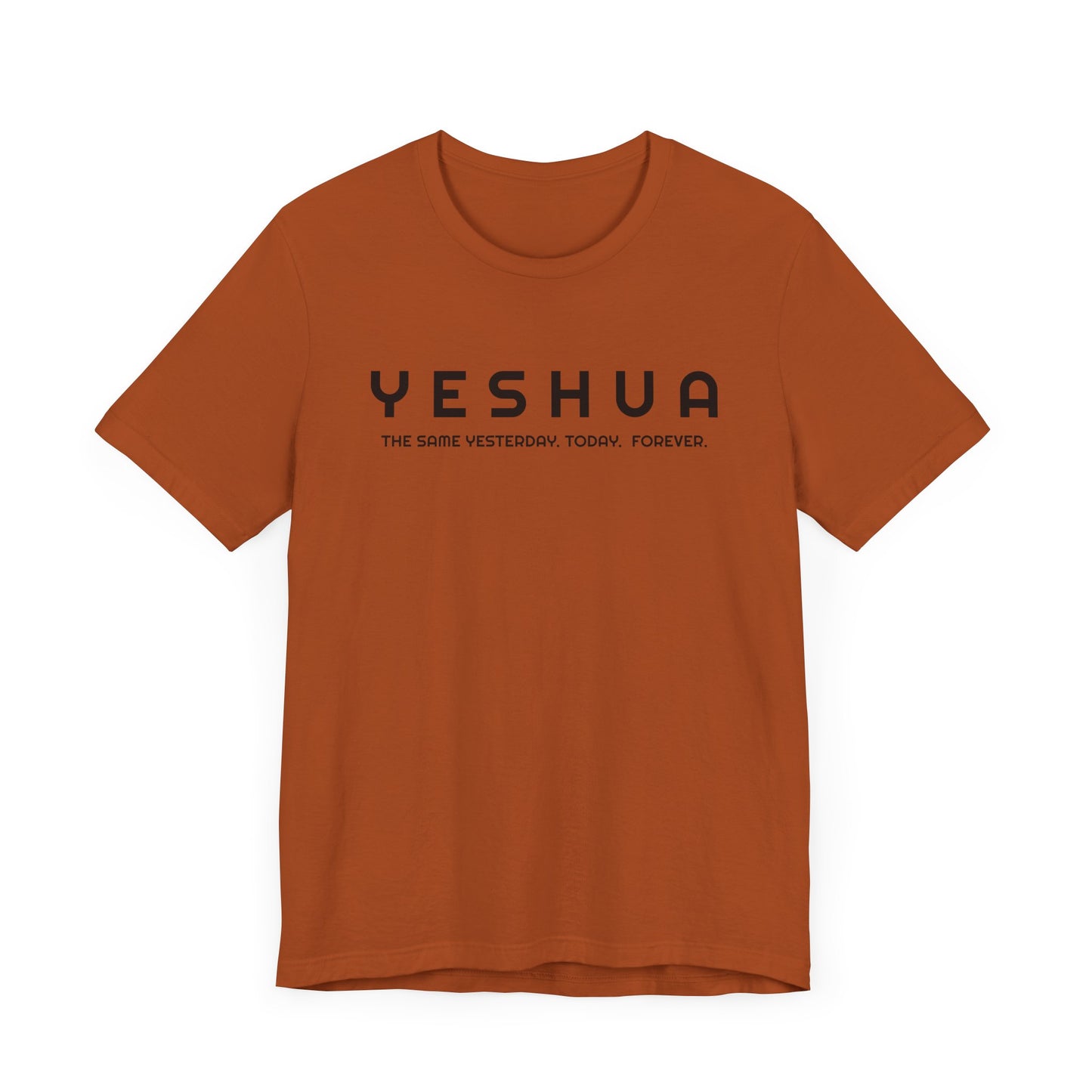 Hebrew 13:8 Yeshua  Cotton T-Shirt   | Faith-Inspired Scripture Tee  Express Delivery available