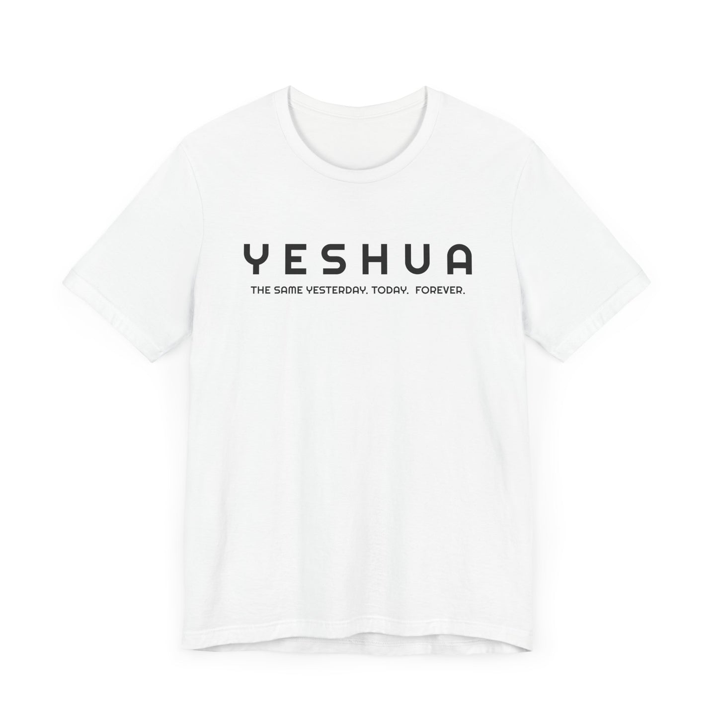 Hebrew 13:8 Yeshua  Cotton T-Shirt   | Faith-Inspired Scripture Tee  Express Delivery available